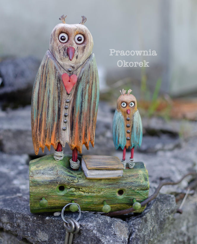 Okorek - drewniane dekoracje