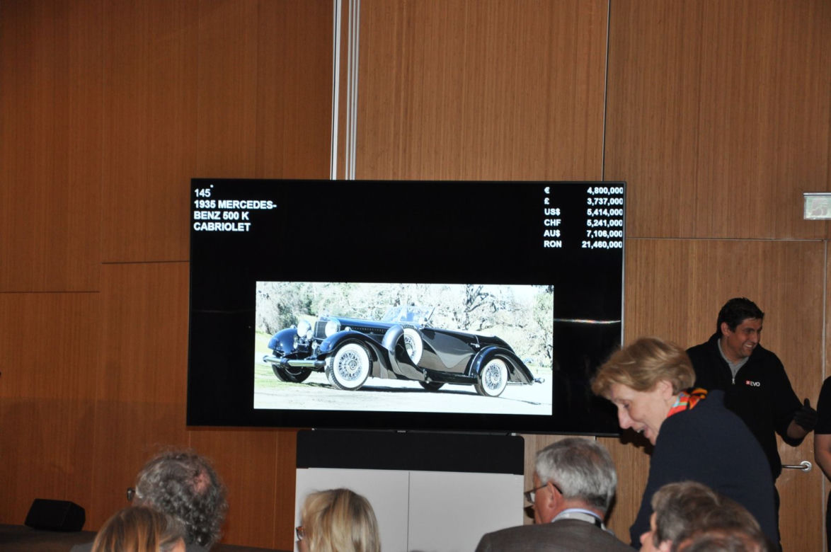 Aukcja zabytkowych Mercedesów w muzeum w Stuttgarcie
