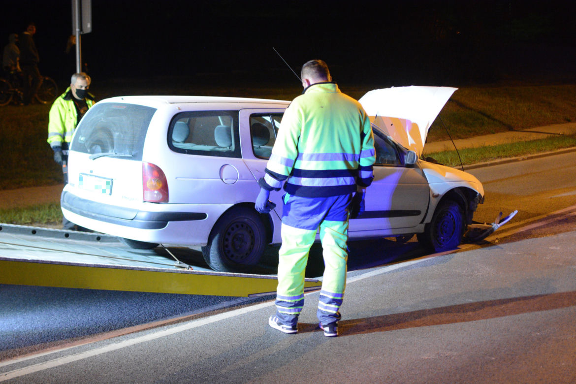 Wypadek w Grudziądzu. Sprawca miał prawie 2 promile