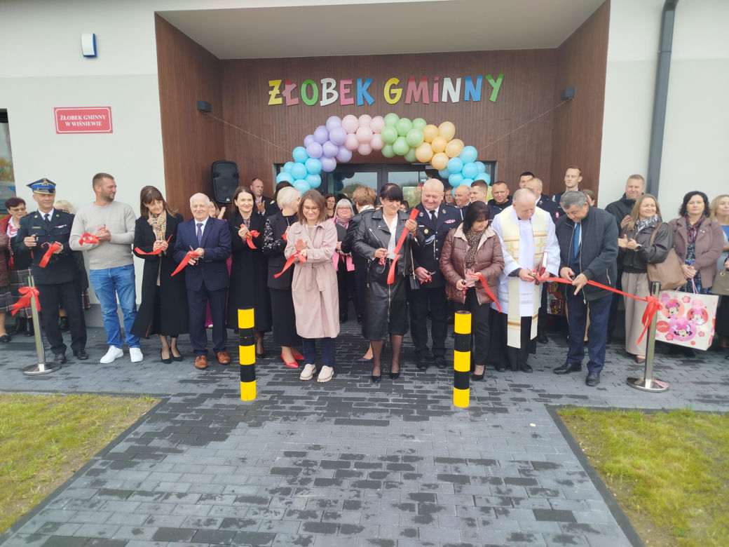 Otwarcie pierwszego publicznego Żłobka Gminnego w Wiśniewie. Z placówki korzysta ok. 30 dzieci