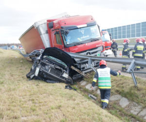 Wypadek w Bytomiu na A1