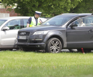 Doda miała wypadek. Polonez staranował jej audi Q7