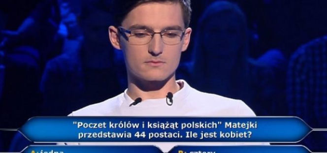 Poczet królów i książąt polskich - ile kobiet przedstawia? Odpowiedź na pytanie z Milionerów 