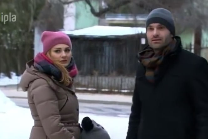 PRZYJACIÓŁKI 2 sezon odc. 25. Inga (Małgorzata Socha), Piotr (Mariusz Zaniewski)