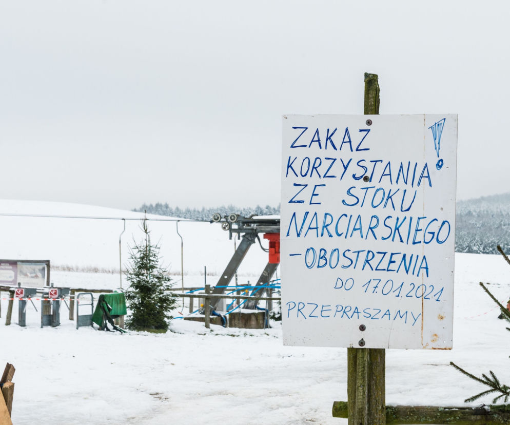Tłumy na stoku w Trzepowie