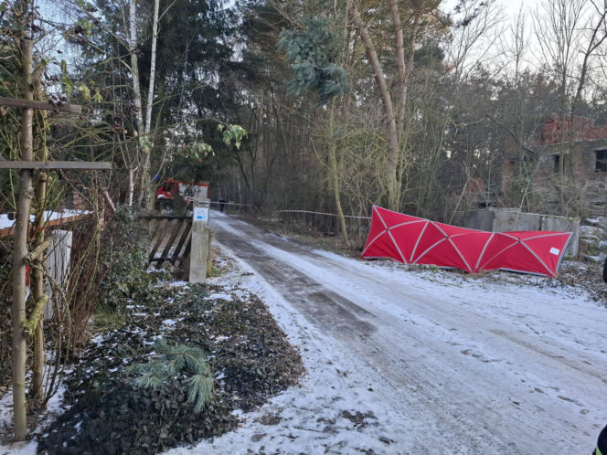 Makabryczne odkrycie w Starym Dębcu niedaleko Kościana