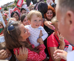 Andrzej Duda odwiedził Olkusz na kampanijnej trasie
