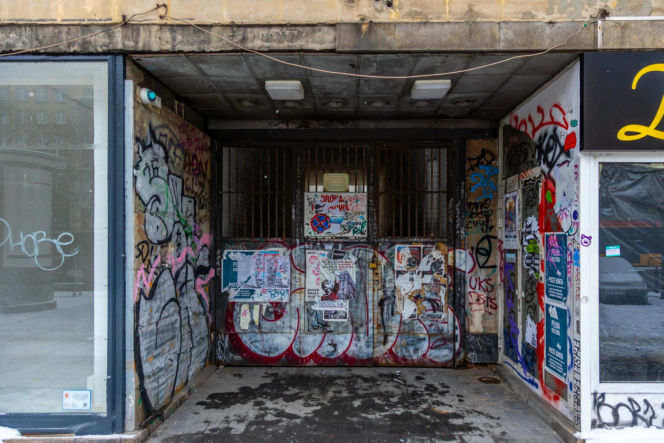 Graffiti w centrum Warszawy w 2026 r.