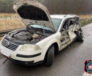Wypadek na DK 25 pod Bydgoszczy! Kilka osób rannych, w tym dziecko [ZDJĘCIA]