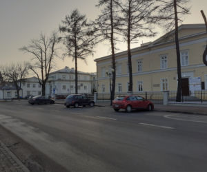 Siedleckie szkoły przy ul. Konarskiego i Prusa i ich okolica w lutym 2021 roku