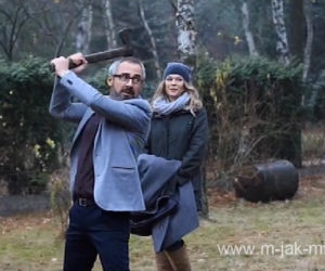 M jak miłość. Adam Werner (Jacek Kopczyński), Anna (Tamara Arciuch), Rafał (Przemysław Bluszcz)