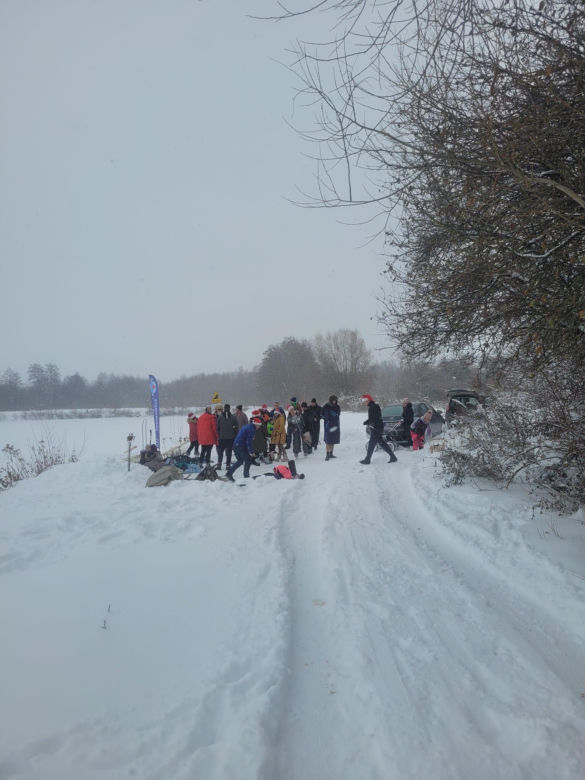 Rozkuli lód i weszli do wody. Tak wyglądało morsownaie w woj. lubelskim!