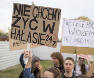 Protest w Piasecznie przeciwko Data Center