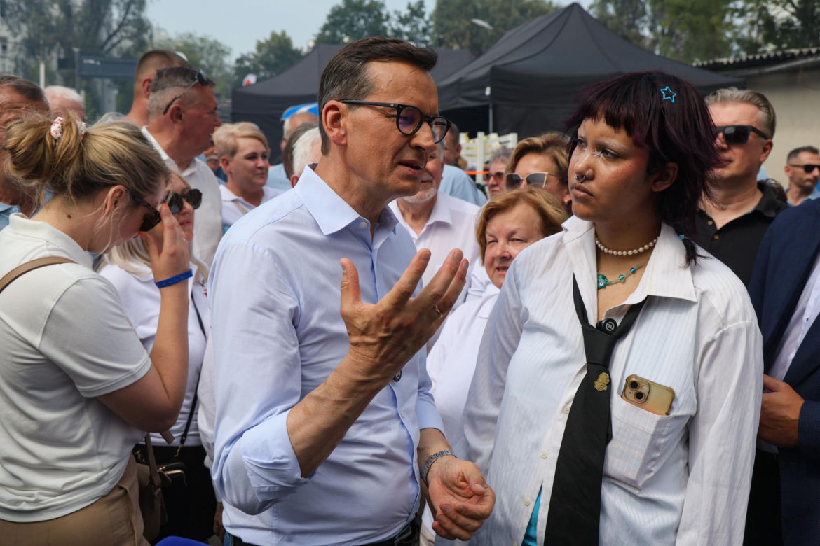 Tak grillował Morawiecki