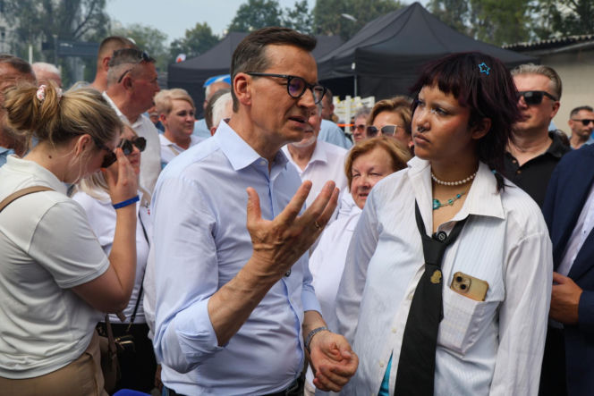 Tak grillował Morawiecki