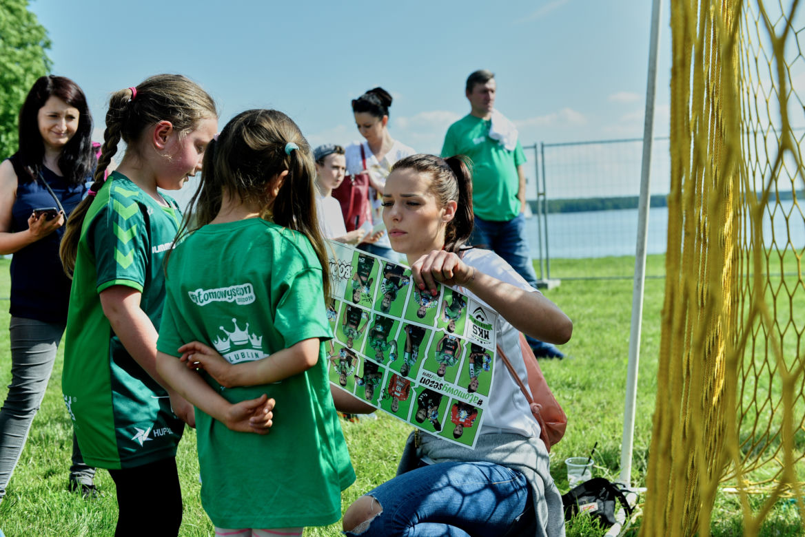 Piknik z lubelskimi szczypiornistkami