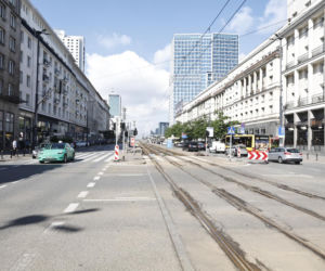 Remont torów na Jerozolimskich