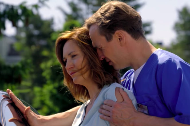 Na dobre i na złe. Kasia Smuda (Ilona Ostrowska) i Michał Wilczewski (Mateusz Janicki)