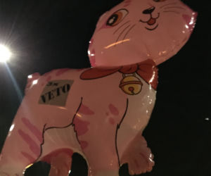 Protest przed domem Jarosława Kaczyńskiego, 22 lipca