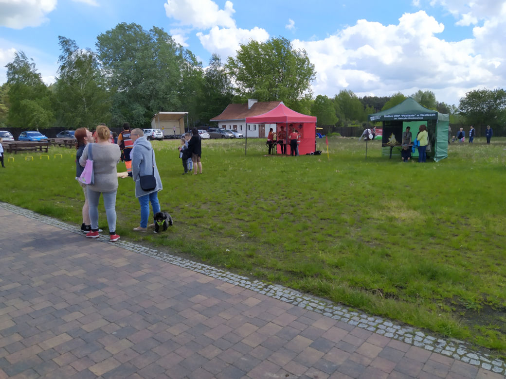 Zajęcia dla dzieci z udzielania pierwszej pomocy w ramach kampanii społecznej "Akcja i Edukacja. Widzę, więc reaguję" - 23.05.2021 nad zalewem w Siedlcach