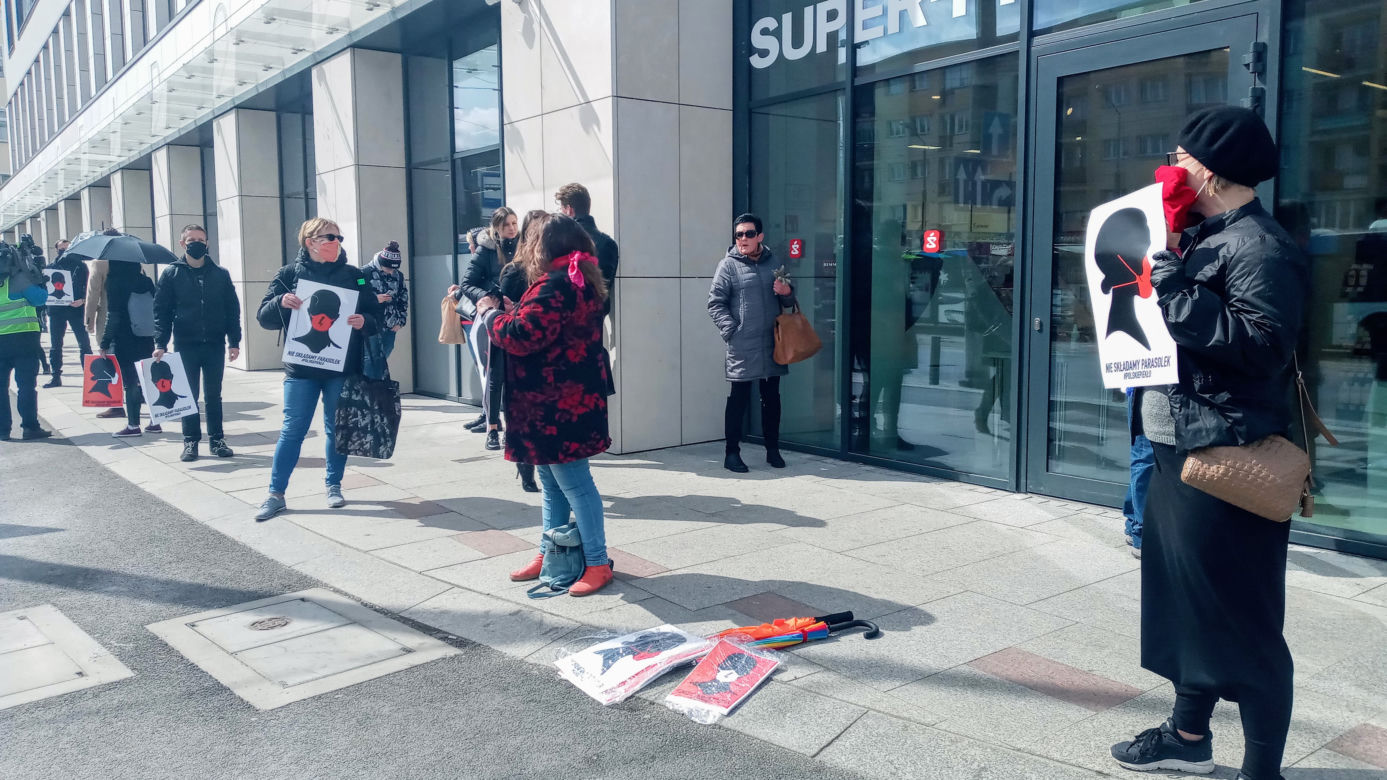Czarny protest w Szczecinie