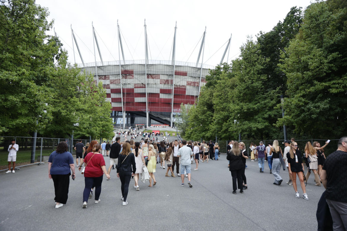 Koncert Jennifer Lopez w Warszawie (25.07.2025) - część pierwsza. Organizatorem koncertu jest Prestige MJM