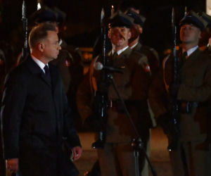 82. rocznica wybuchu II wojny światowej. Prezydent Andrzej Duda złożył kwiaty w Wieluniu