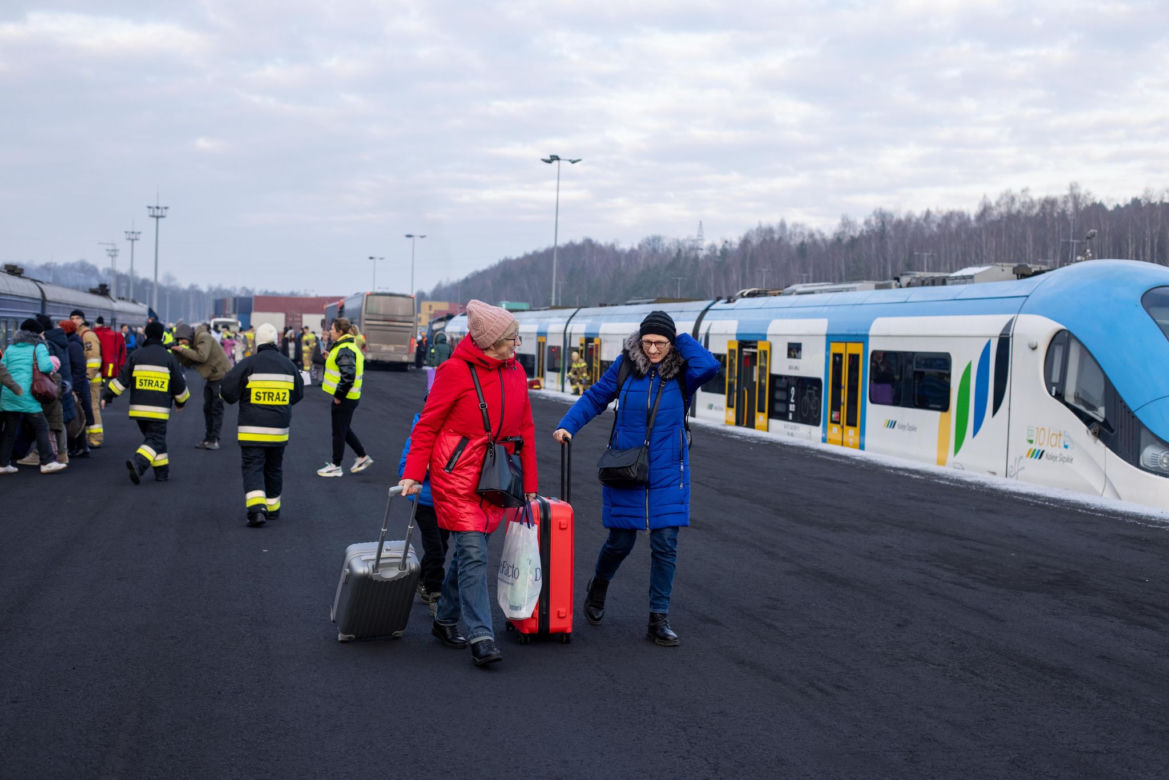 1,5 tys. uchodźców z Ukrainy przyjechało specjalnym pociągiem na Śląsk