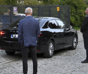 Jarosław Kaczyński w swoim domu na warszawskim Żoliborzu