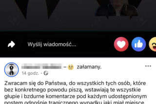 Patryk nie miał prawa jazdy, był pijany. 17-letnia Wiktoria już nie wróci do domu