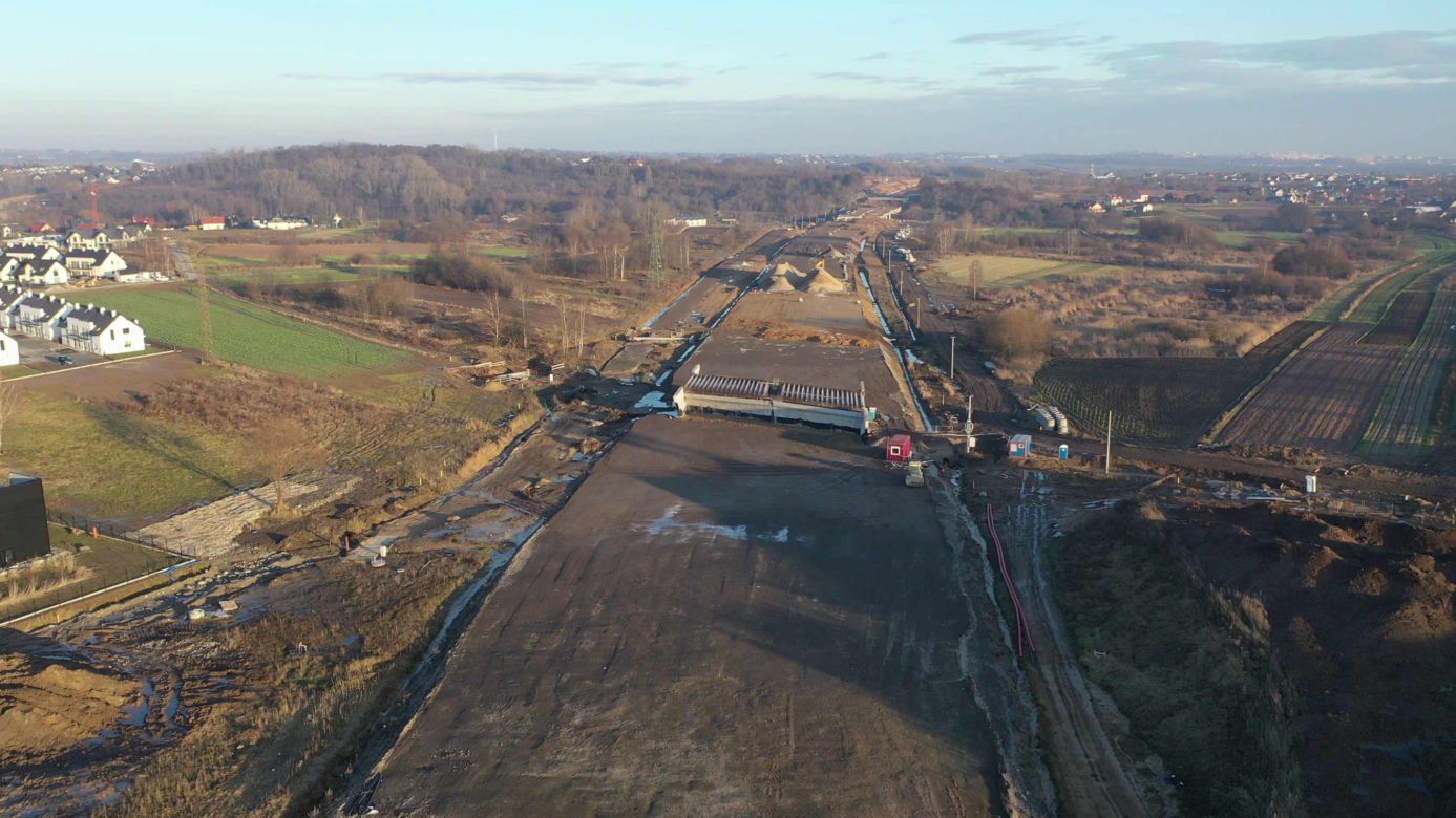Północna obwodnica Krakowa. Sprawdzamy postępy prac (STYCZEŃ)