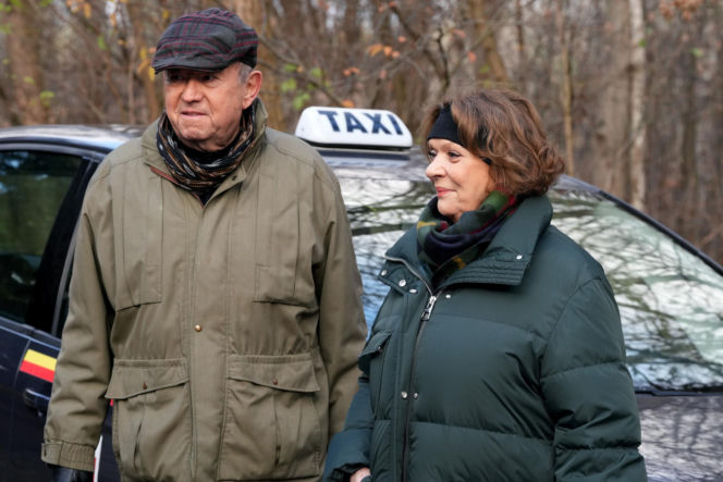 Barwy szczęścia odc. 3361. Józefina Rawiczowa (Elżbieta Jarosik), Zdzisio (Zbigniew Buczkowski)