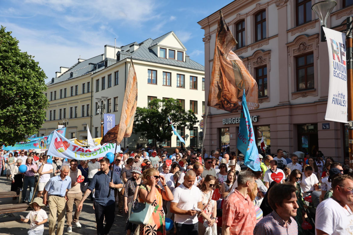 Marsz dla Życia i Rodziny 2024 w Dzień Matki przeszedł przez centrum Lublina