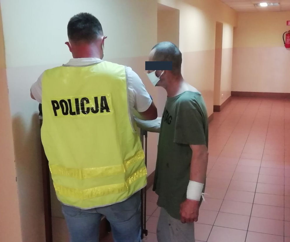 Chciał zadźgfać szwagra