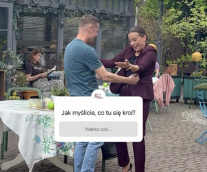 M jak miłość. Paweł (Rafał Mroczek), Kinga (Katarzyna Cichopek), Magda (Anna Mucha)