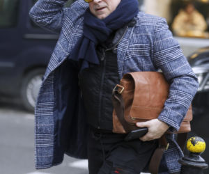 Sportowcy i aktorzy pod siedzibą TVN