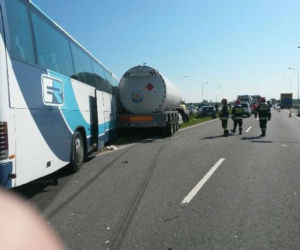 wypadek na A4 w Bratkowicach