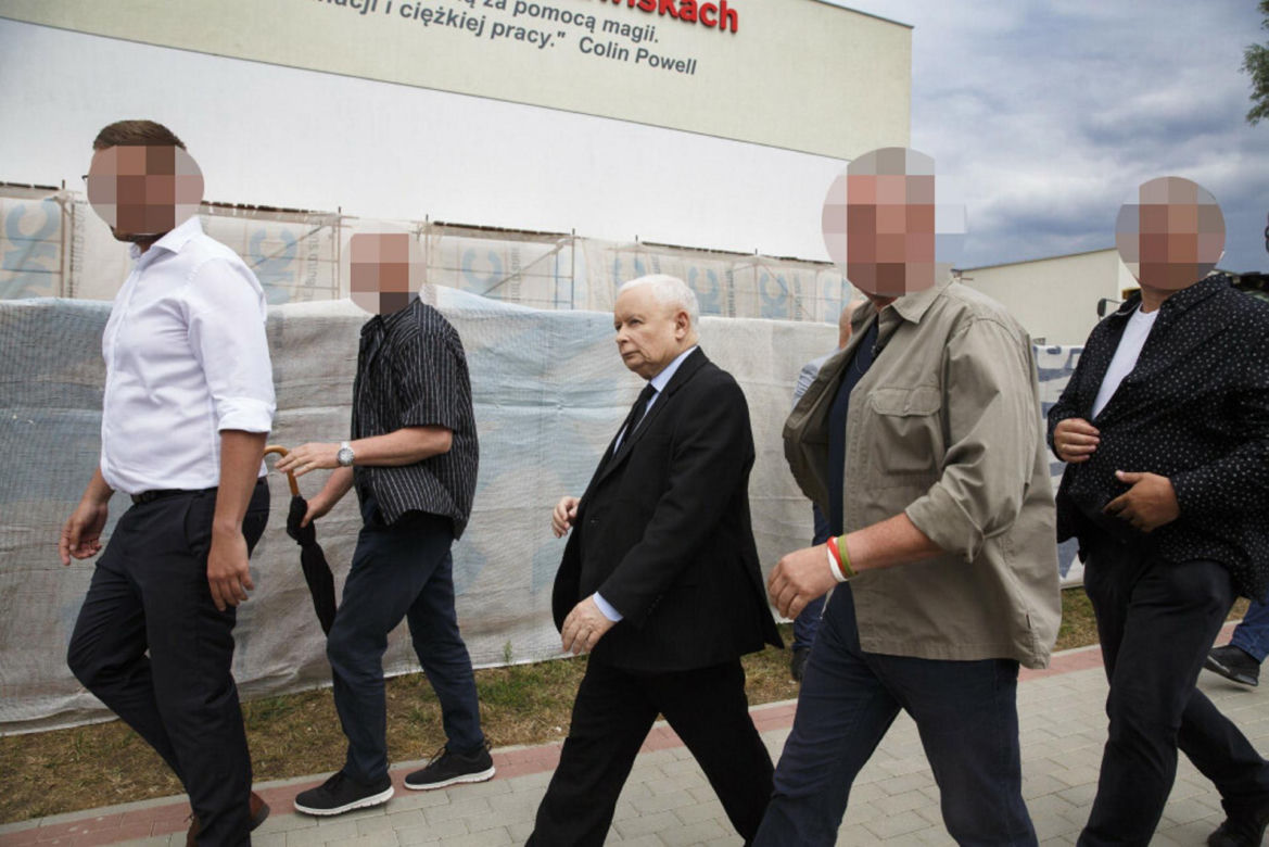 Jarosław Kaczyński z ochroną