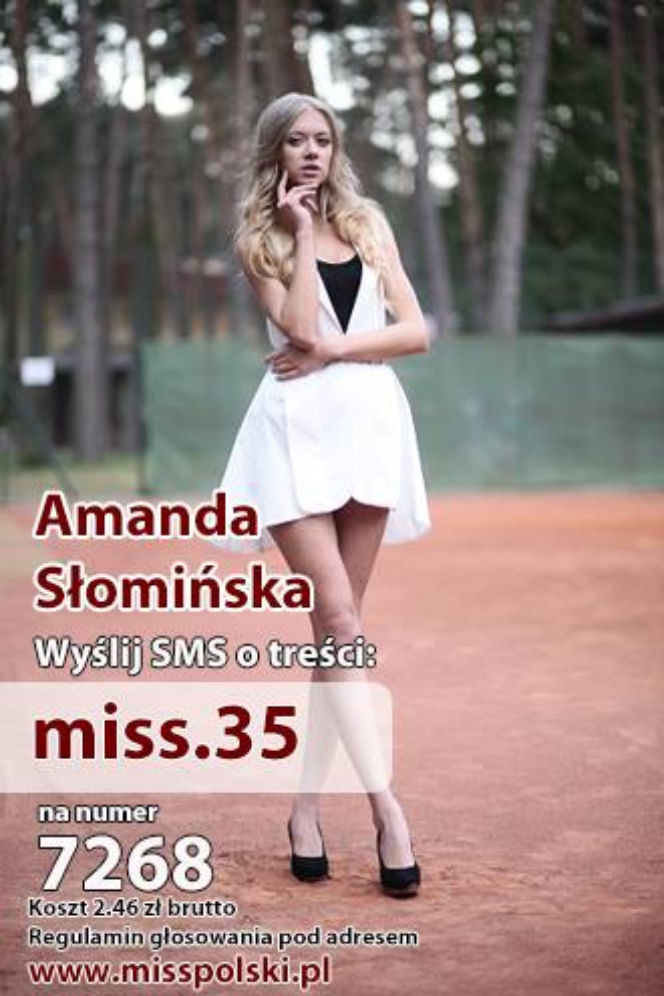 Wybory miss polski 2014 Amanda Słomińska