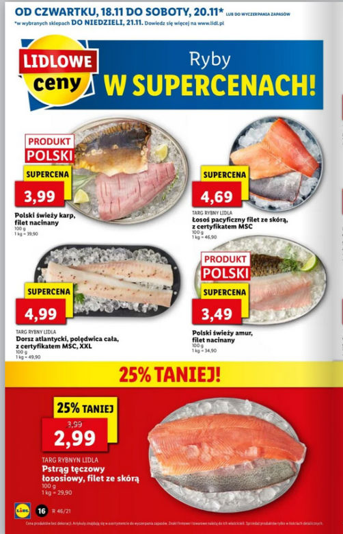 Promocje w Lidlu na weekend
