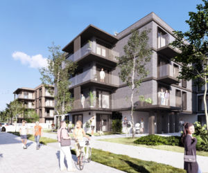 Wizualizacja nowego osiedla w dzielnicy Tłoki