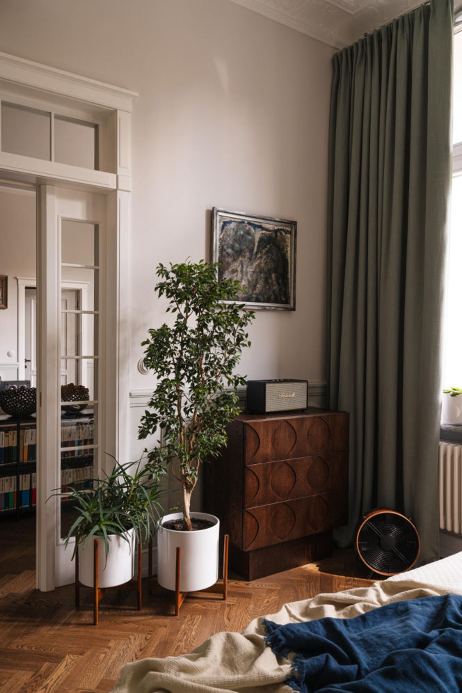 Secesyjny apartament w Poznaniu - projekt Maria Jachalska