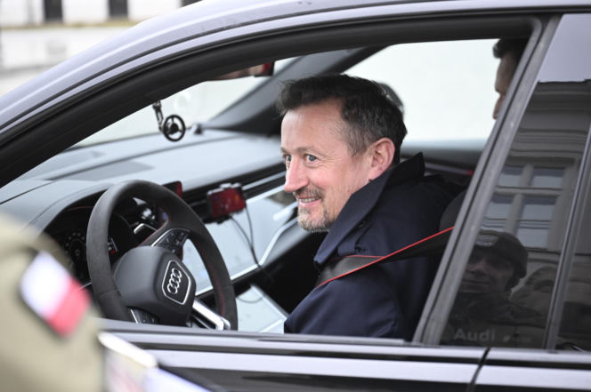 Kacper Tomasiak i skoczkowie u prezydenta