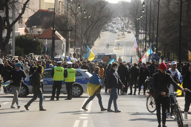 Warszawa w pierwszych dniach po rosyjskiej inwazji na Ukrainę