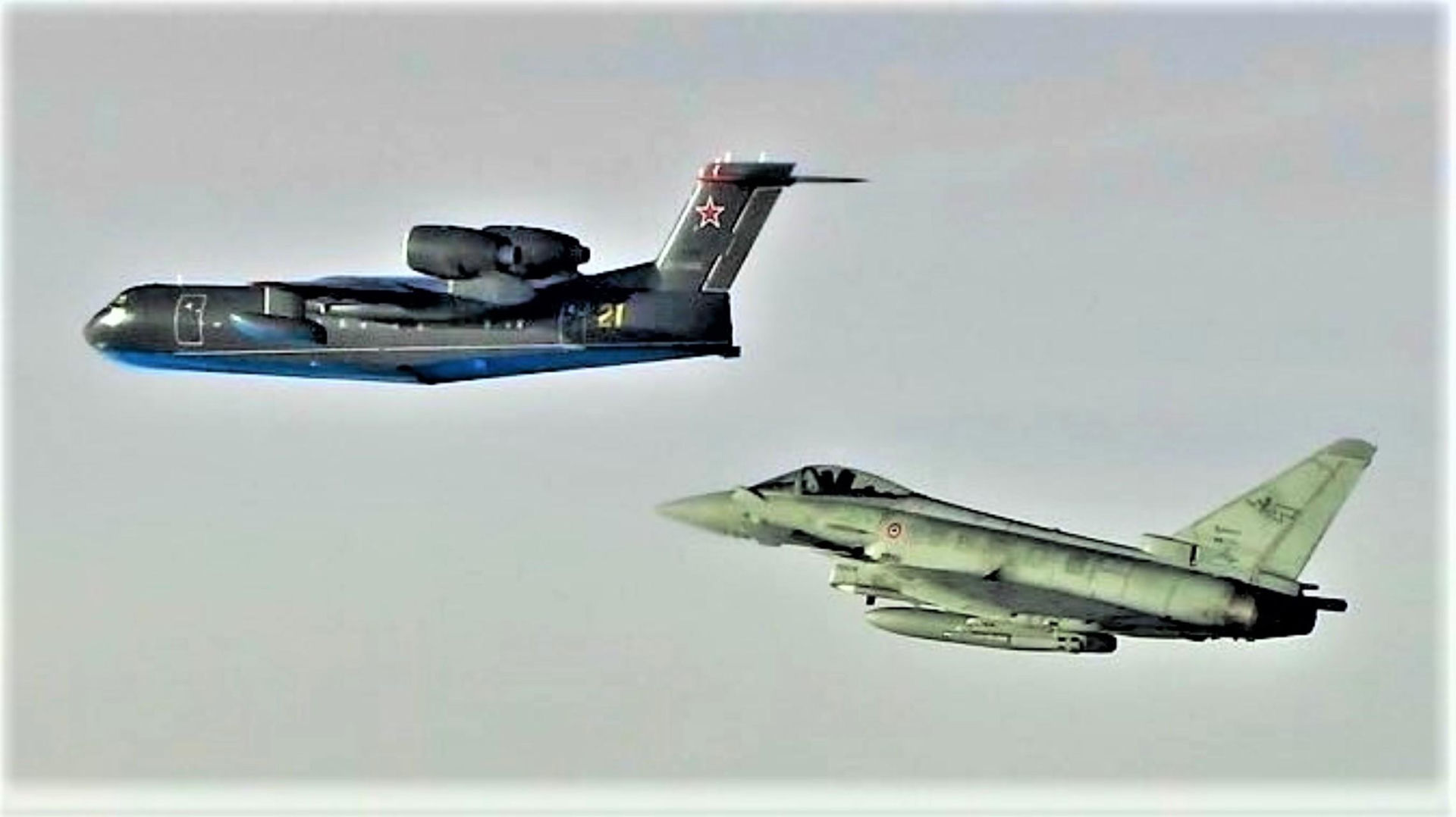 Przechwycenie Be-200 nad Bałtykiem