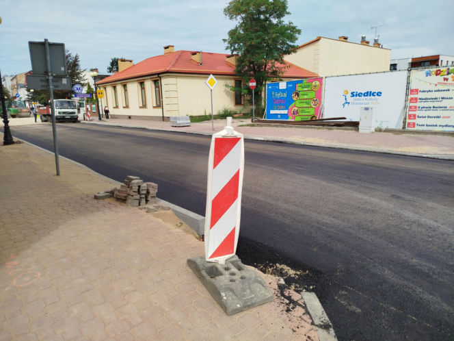 utrudnienia i roboty drogowe w Siedlcach