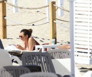 Katarzyna Herman na plaży
