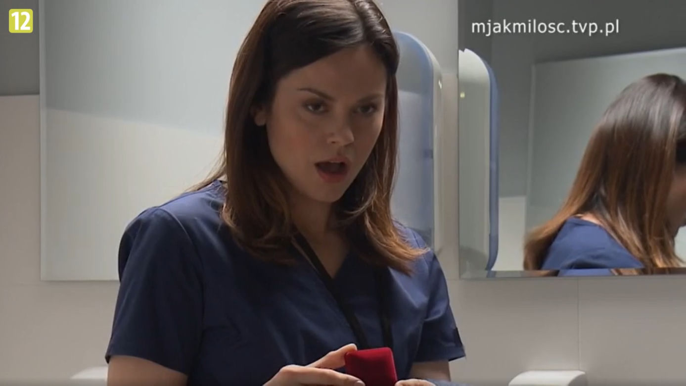 M jak miłość, odc. 1666 po wakacjach: Kasia Stawska (Paulina Lasota)