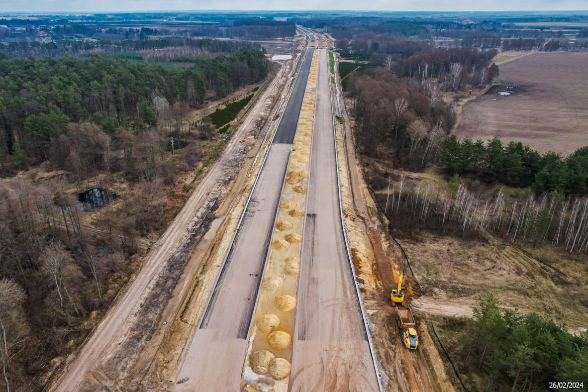 Budowa autostrady A2 Kałuszyn - Groszki