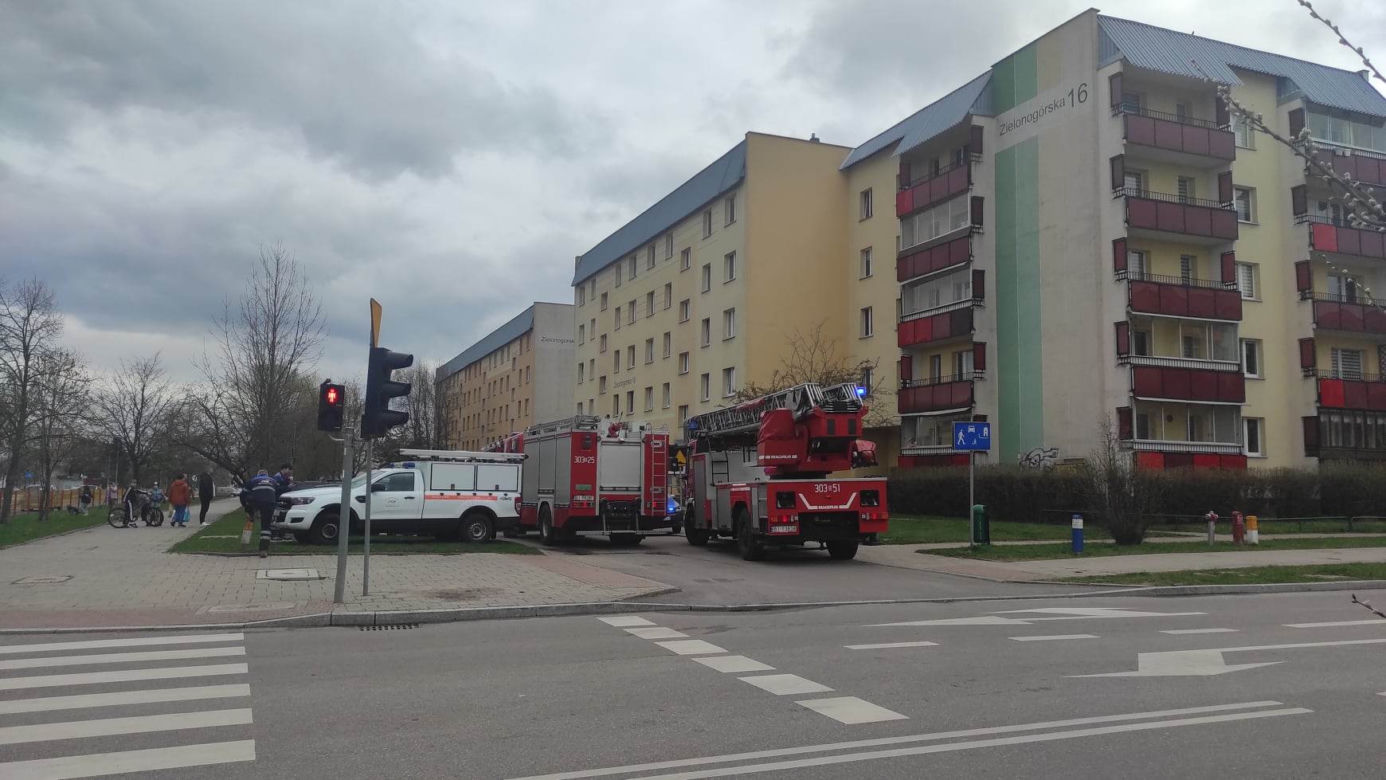Straż pożarna na Zielonych Wzgórzach. Przypalony garnek zaalarmował służby